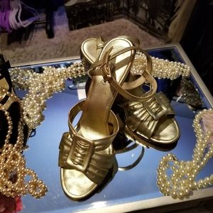 Yellow Gold Shoes